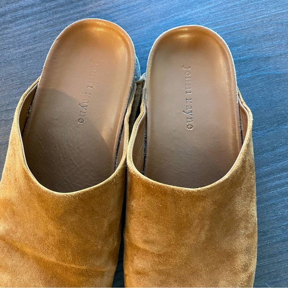 EUC Jenni Kayne Oiled Leather Moc Clog Saddle brown Size 41 - Picture 3 of 9